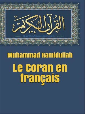 cover image of Le Coran en français